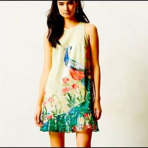 Leifsdottir Sequin Peacock Swing Dress